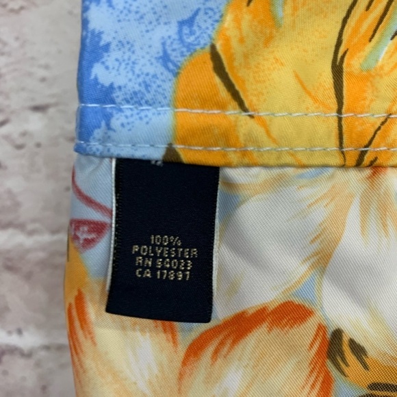 Banana Republic Blue Floral Tropical Board Swim Shorts - Picture 7 of 14